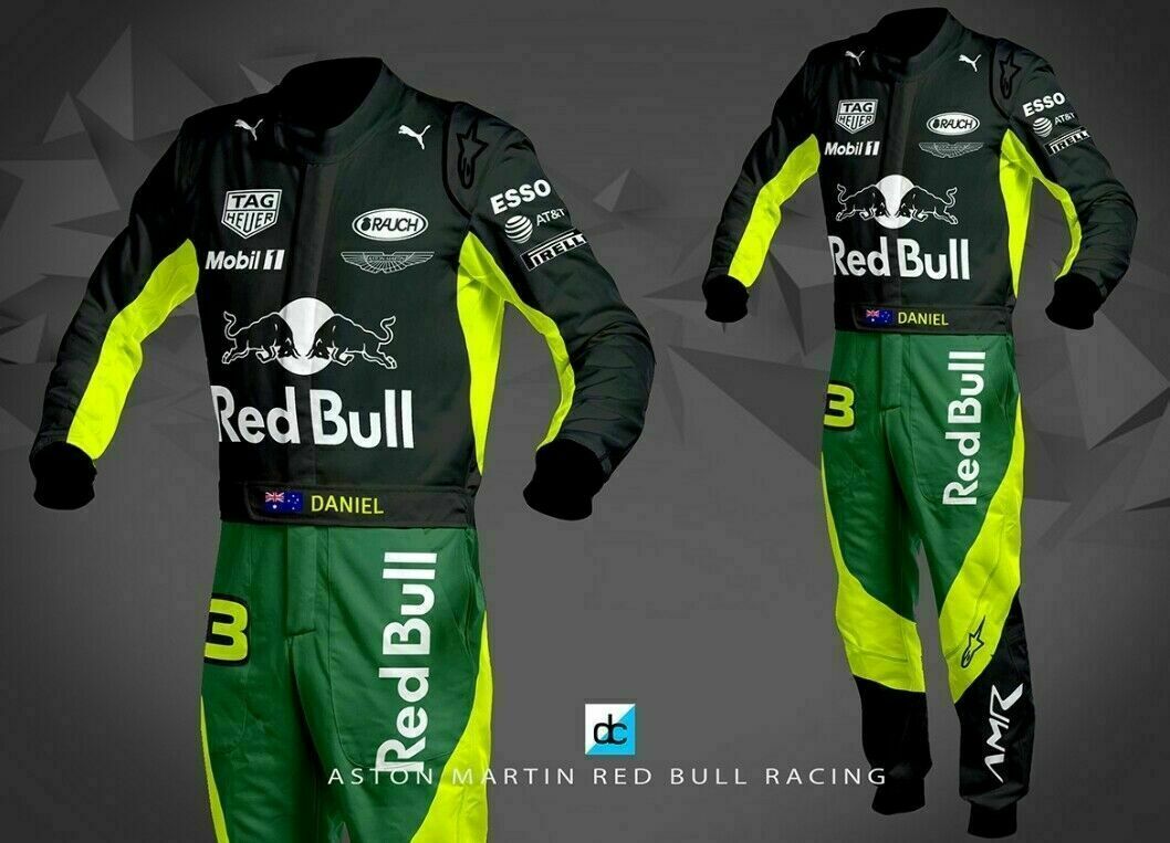 AMR Daniel New model go kart printed Racing Suit,In All Sizes.