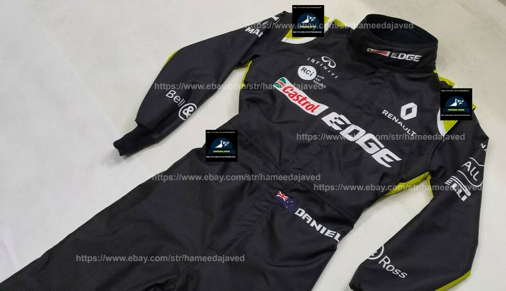 2019 Daniel Ricciardo SUIT Renault f1 Racing Suit Go Kart Suit Karting Suit F1