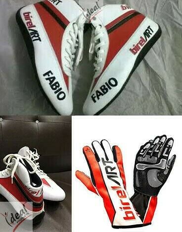 Birel Art Go Kart Racing Shoes and Racing Gloves Karting shoes Karting Gloves