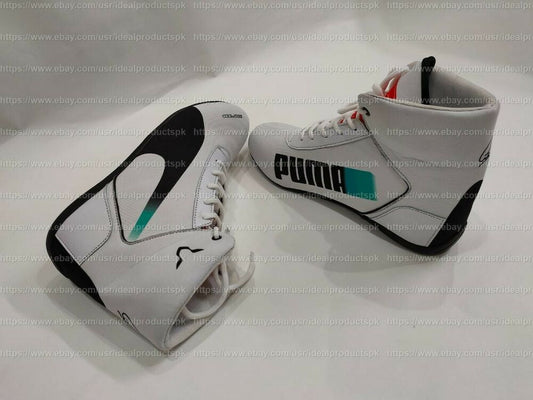 2019 Hamilton Shoes Go Kart F1 Racing Shoes with print Signature Karting Shoes