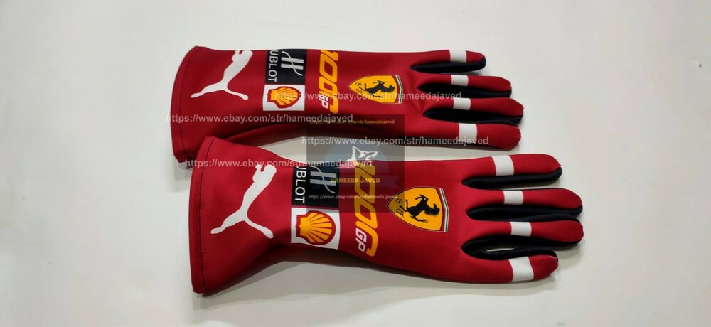 Charles Leclerc 2020 Racing Gloves F1 1000gp Karting Gloves Go Kart Gloves glove