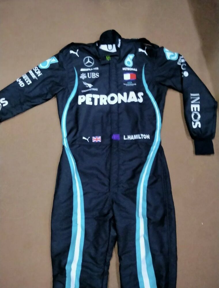 F1 L.Hamilton 2020 Style Printed Race Suit Go Kart/Karting Race/Racing Suit
