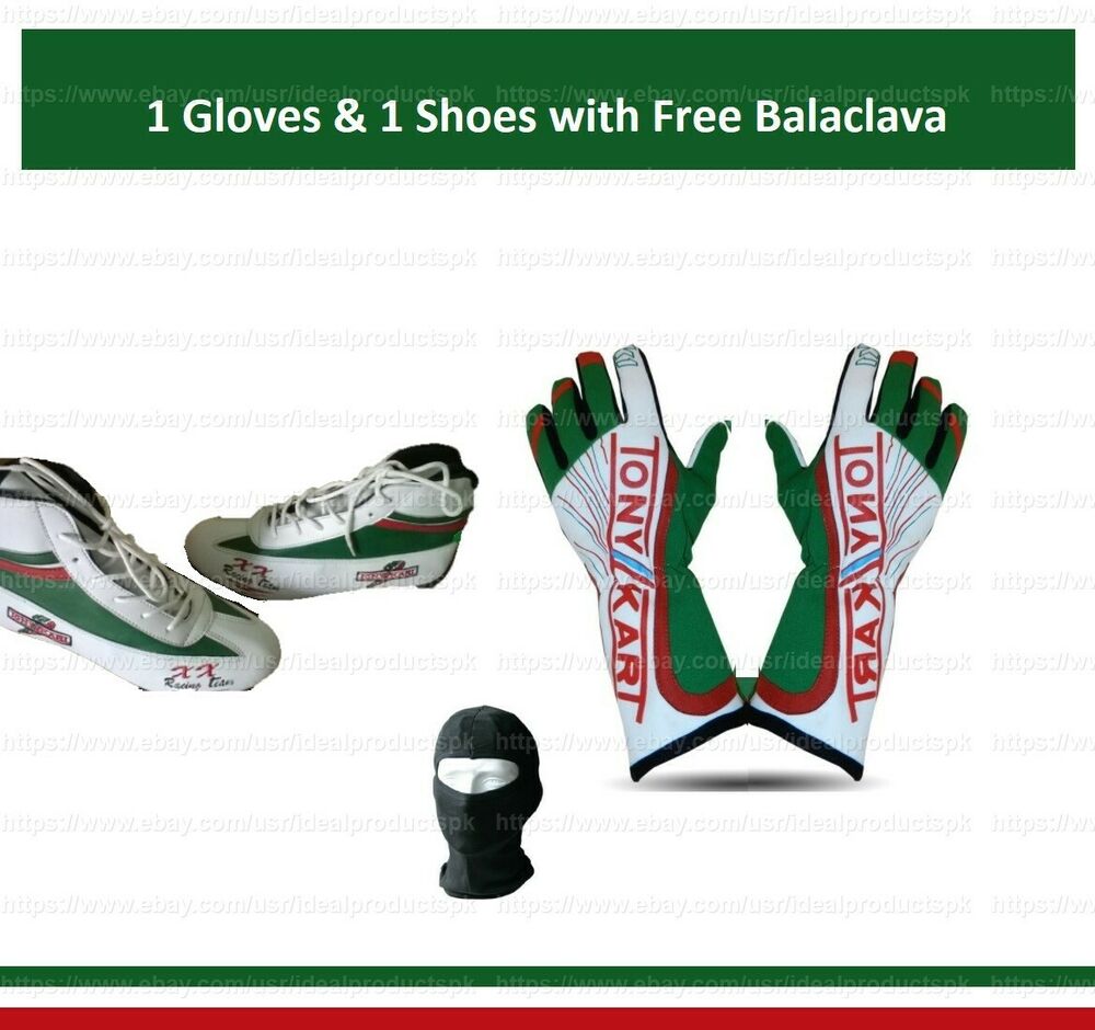 Tony Go Kart Racing Shoes and Racing Gloves Karting shoes Karting Gloves