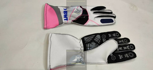 2020 Lance Stroll Racing Gloves F1 Racing Gloves Karting Gloves Go Kart Gloves