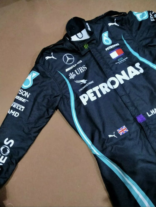 F1 L.Hamilton 2020 Style Printed Race Suit Go Kart/Karting Race/Racing Suit