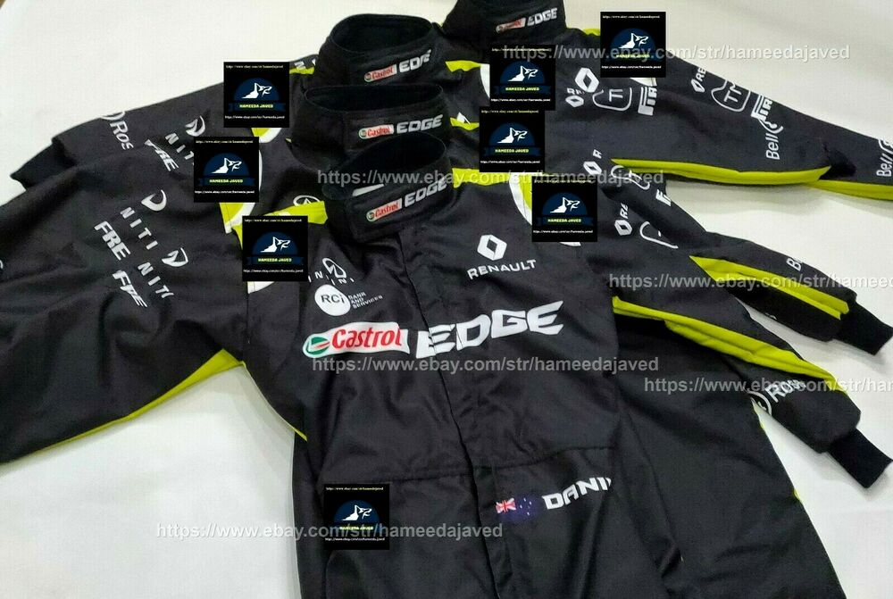 2019 Daniel Ricciardo SUIT Renault f1 Racing Suit Go Kart Suit Karting Suit F1