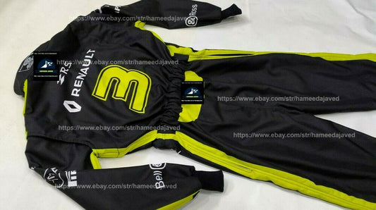 2019 Daniel Ricciardo SUIT Renault f1 Racing Suit Go Kart Suit Karting Suit F1