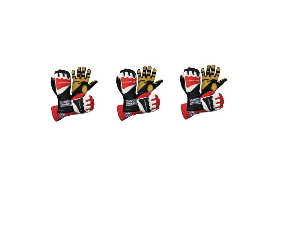 Porsche Go Kart Racing Shoes and Racing Gloves Karting shoes Karting Gloves