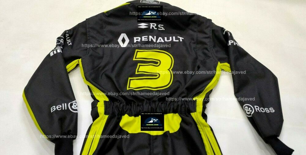 2019 Daniel Ricciardo SUIT Renault f1 Racing Suit Go Kart Suit Karting Suit F1