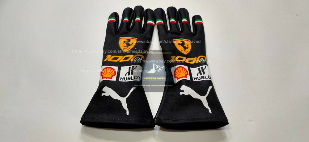 2020 Sebastian Vettel Racing Gloves F1 Karting Gloves Go Kart Gloves 1000gp Race