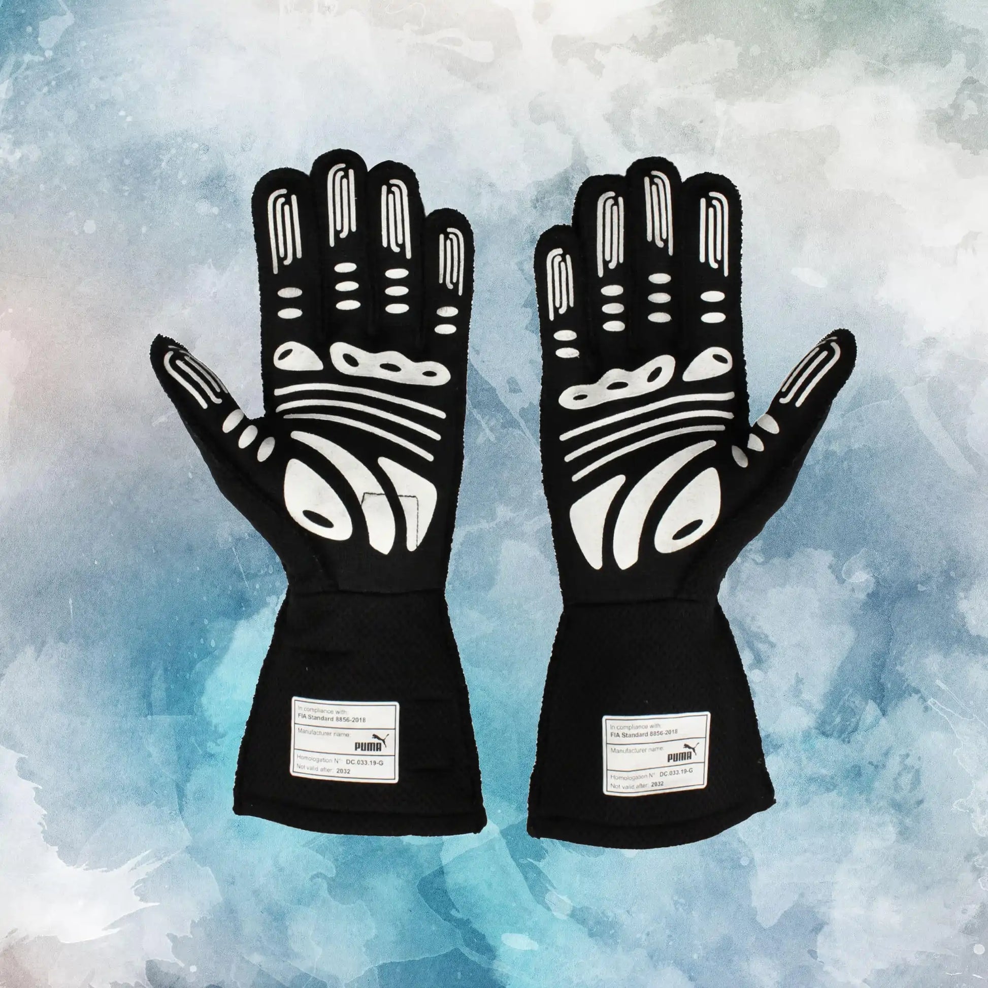 2022 Lewis Hamilton Race Mercedes AMG F1 Gloves / Lewis Hamilton F1 Replica Race Gloves