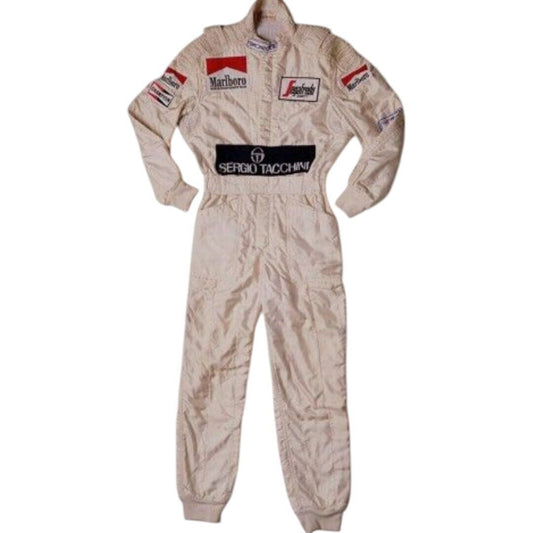 Ayrton Senna 1984 Embroidered Patches Go Kart Race Suit Available in All Size US