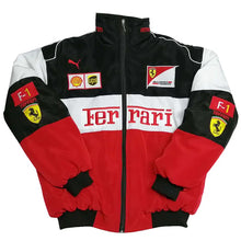 Load image into Gallery viewer, New 2024 FERRARI Black Embroidery EXCLUSIVE JACKET suit F1 team racing M-XXL
