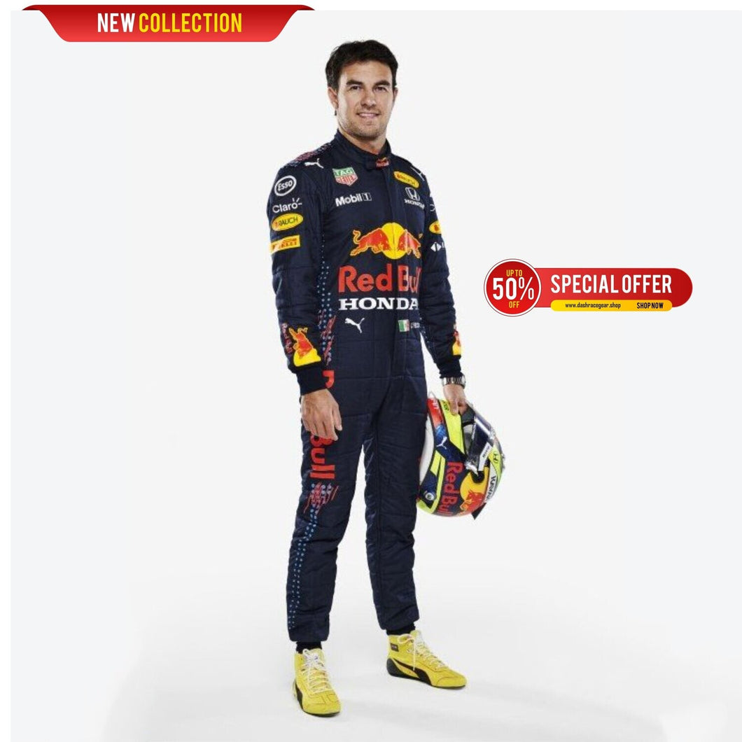 2021 Sergio Perez | Max Verstappen Race suit RedBull Honda F1 Replica