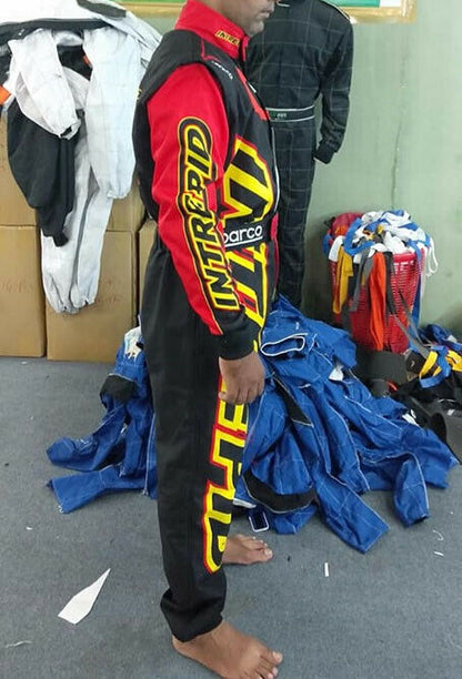 Intrepid Racing Kart sublimation printed Go Kart race suit , Kids/Adult Sizes