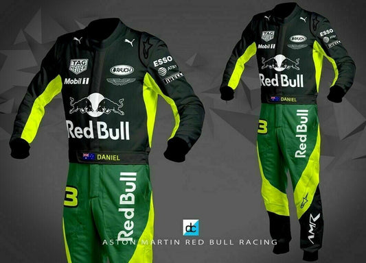 AMR Daniel New model go kart printed Racing Suit,In All Sizes.
