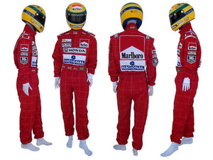 Ayrton Senna 1991 racing suit Replica / Team Mc Laren F1 digitally printed suit
