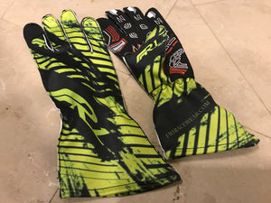 Limited Edition 2021 FR-1 OFFICIAL kart / sim racing gloves WITH TOUCH ASSISTANCE