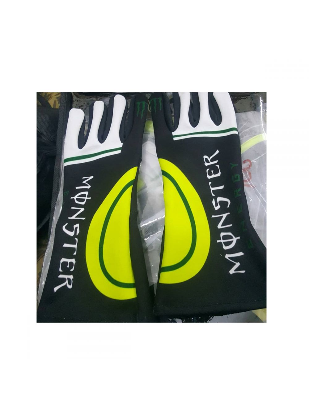 Monster Kart Racing Gloves Sublimated