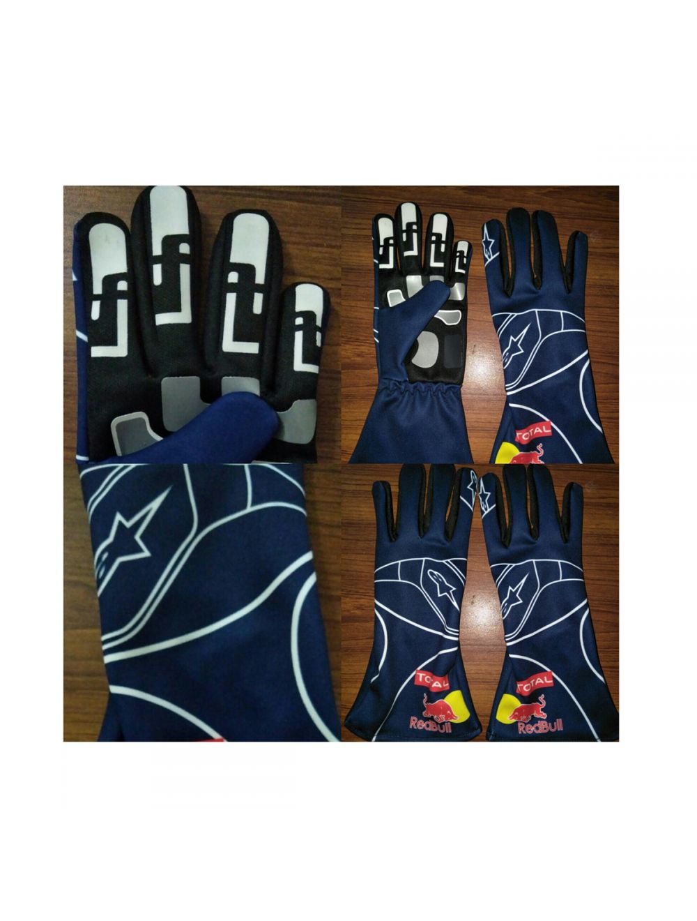 Red Bull Kart Racing Gloves Sublimated