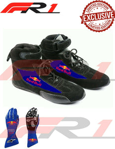 Redbull style Karting shoes & kart racing Gloves