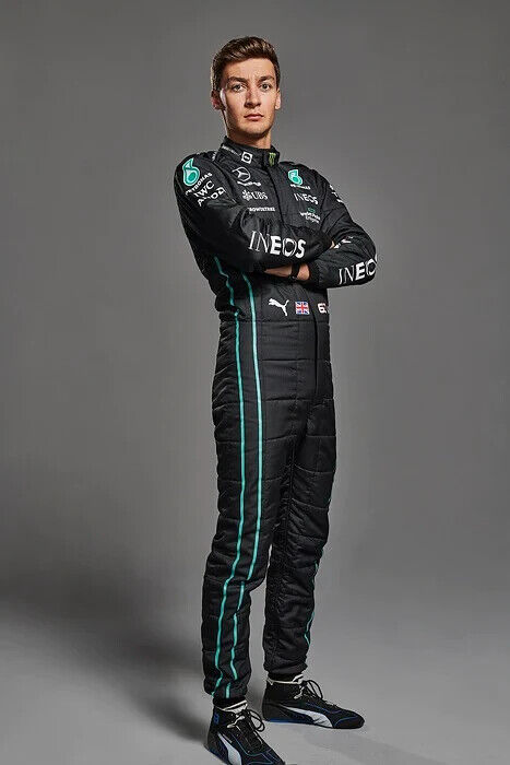 F1 George Russell Mercedes Petronas 2022 model go kart/karting race suit