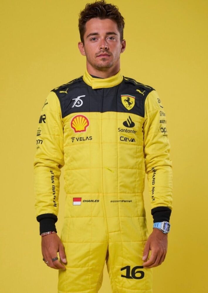 New Model Charles Leclerc ferrari kart suit