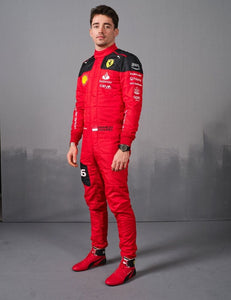Charles Leclerc Suit New Ferrari Suit 2023 Suit Go Karting suit Custom order