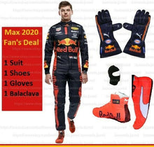 Load image into Gallery viewer, 2020 f1 MAX SUIT MAX Shoes MAX Gloves Karting Suit Karting shoes Karting Gloves
