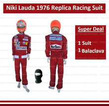 Load image into Gallery viewer, Niki Lauda 1976 Racing Suit in digital printing Go Kart Suit Karting F1 Suit
