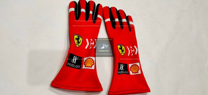 2018 Sebastian Vettel Racing Gloves F1 Karting Gloves Go Kart Gloves F1 Gloves