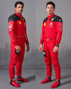 Charles Leclerc Suit New Ferrari Suit 2023 Suit Go Karting suit Custom order