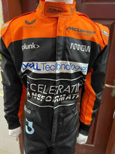 Load image into Gallery viewer, McLaren Daniel Ricciardo 2022 Suit Go Kart/Karting Race/Racing Suit Local CANADA
