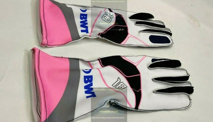 2020 Lance Stroll Racing Gloves F1 Racing Gloves Karting Gloves Go Kart Gloves