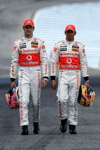 F1 Vodafone Mclaren Printed go kart race suits,in all Sizes