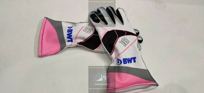 2020 Lance Stroll Racing Gloves F1 Racing Gloves Karting Gloves Go Kart Gloves