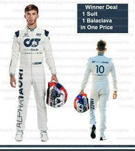 Load image into Gallery viewer, Pierre Gasly Racing Suit Alpha Tauri 2020 f1 Racing Suit Go Kart karting Suit
