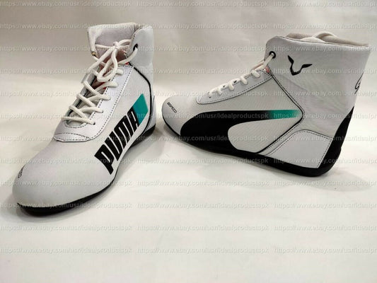 2019 Hamilton Shoes Go Kart F1 Racing Shoes with print Signature Karting Shoes