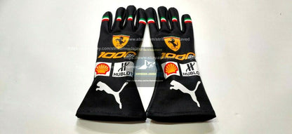 2020 Sebastian Vettel Racing Gloves F1 Karting Gloves Go Kart Gloves 1000gp Race