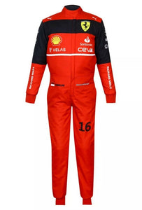 F1 CHARLES 2022 Style Printed race Suit /Go Kart/Karting Race/Racing Suit