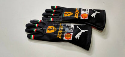 2020 Sebastian Vettel Racing Gloves F1 Karting Gloves Go Kart Gloves 1000gp Race