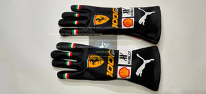 2020 Sebastian Vettel Racing Gloves F1 Karting Gloves Go Kart Gloves 1000gp Race