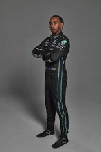Load image into Gallery viewer, Lewis Hamilton Mercedes Petronas 2022 model go kart/karting race suit
