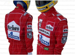 Ayrton Senna 1991 F1 Racing Suit in digital printing Go Kart Suit Karting Suit