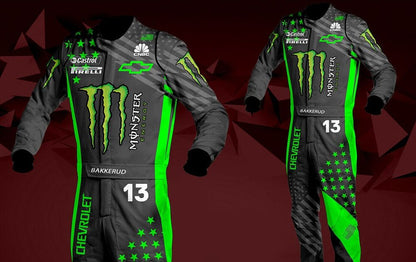 MONSTER GO KART RACING SUIT  F1 KARTING SUIT WITH GIFTS