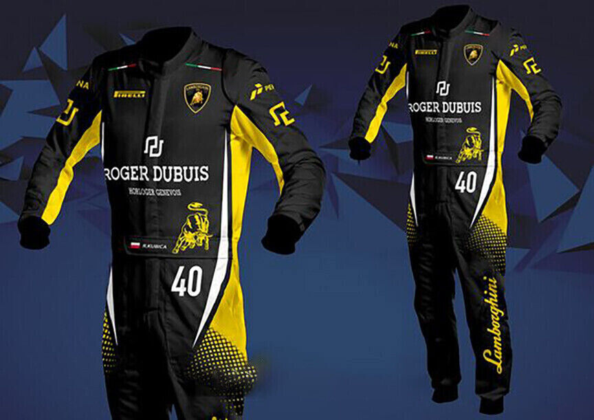 Lamborghini GO KART RACING SUIT WITH DIGITAL SUBLIMATION PRINT