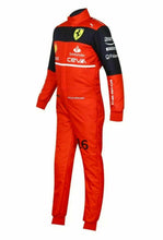 Load image into Gallery viewer, F1 CHARLES 2022 Style Printed race Suit GO KART RACING SUIT ALL SIZES With Gifts
