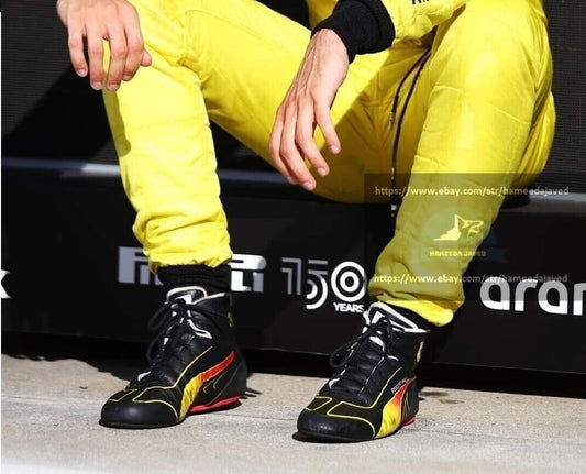 2022 Charles Leclerc Racing F1 Boots Race Karting F1 Shoes Go Kart Shoes Racer