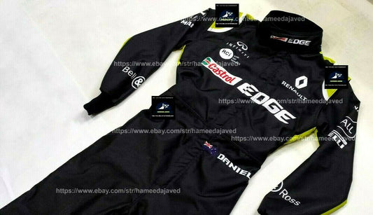 2019 Daniel Ricciardo SUIT Renault f1 Racing Suit Go Kart Suit Karting Suit F1