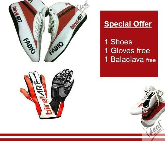 Birel Art Go Kart Racing Shoes and Racing Gloves Karting shoes Karting Gloves